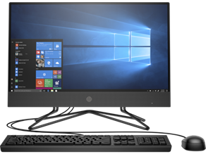 Máy tính để bàn HP 200 Pro G4 AIO - 2J860PA - i3-10110U/4G/256G-SSD